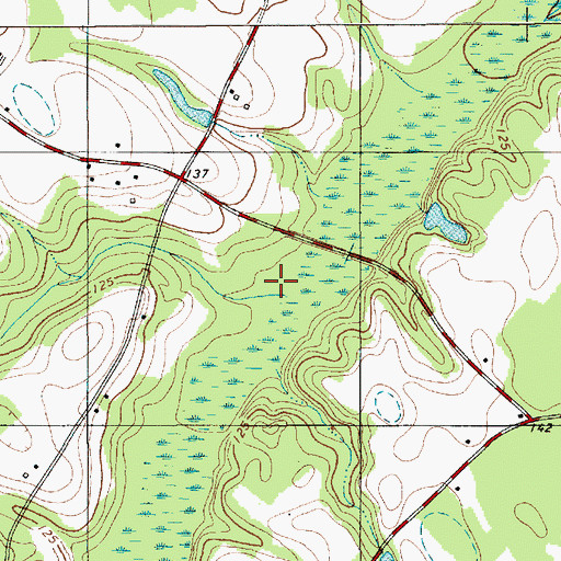Topographic Map of Home Branch, SC