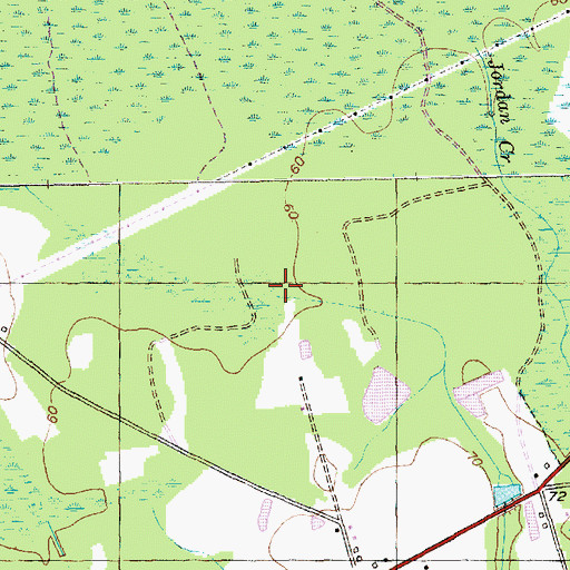Topographic Map of Hook Branch, SC