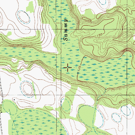 Topographic Map of Hungary Hall Branch, SC