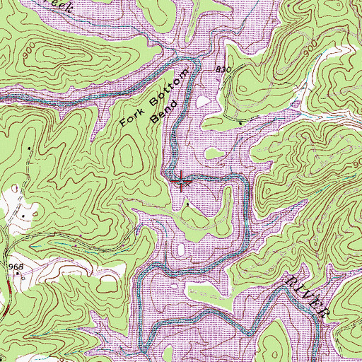 Topographic Map of Hunnicut Bridge, SC