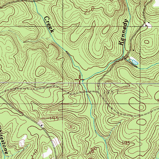 Topographic Map of Isoms Creek, SC