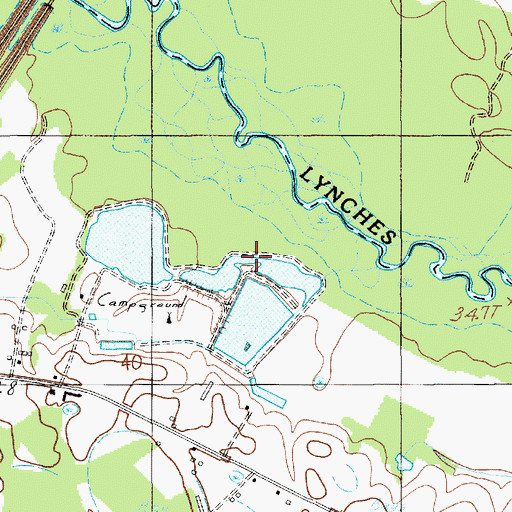 Topographic Map of Jack Lake, SC