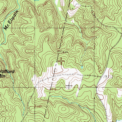 Topographic Map of Jacobs Chapel, SC