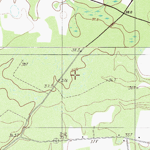Topographic Map of Jenny and Platts Sawmill, SC