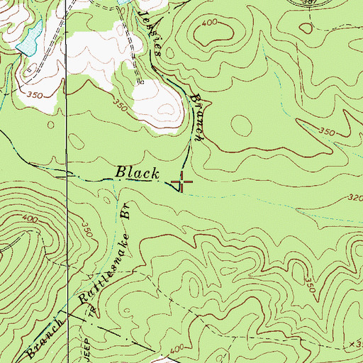 Topographic Map of Jessies Branch, SC
