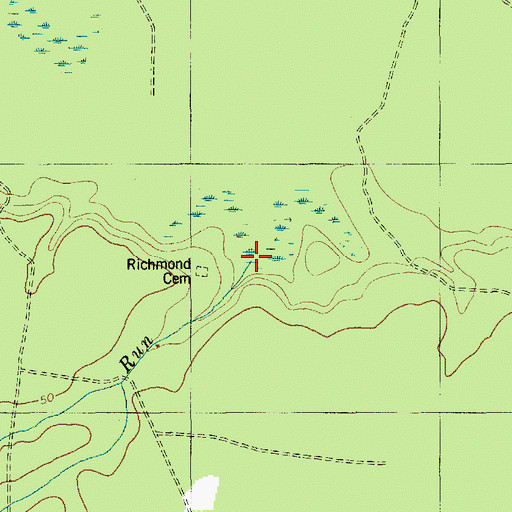 Topographic Map of Johns Run, SC