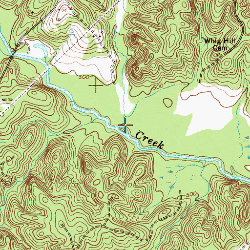 Topographic Map of Jones Creek, SC