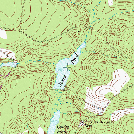 Topographic Map of Jones Pond, SC