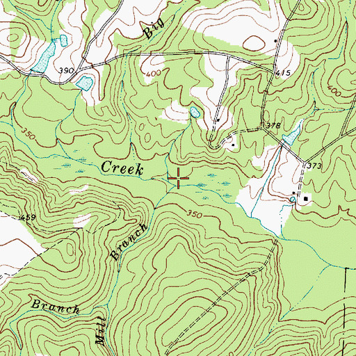 Topographic Map of Joplin Mill Branch, SC