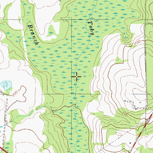 Topographic Map of Jordan Branch, SC