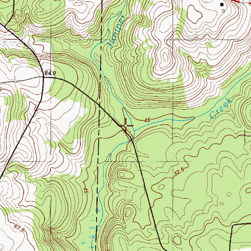 Topographic Map of Juniper Branch, SC