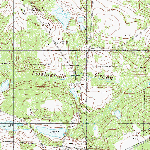 Topographic Map of Keisler Pond, SC