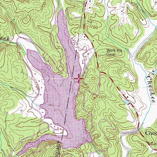 Topographic Map of Keith Quarter, SC