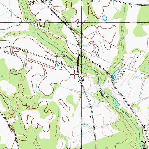 Topographic Map of Kelley School, SC