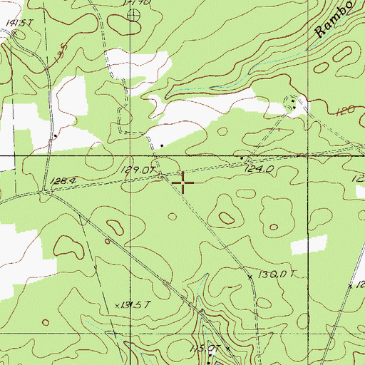 Topographic Map of Kenny Branch School, SC