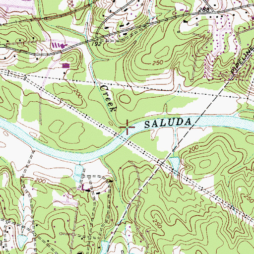 Topographic Map of Koon Branch, SC
