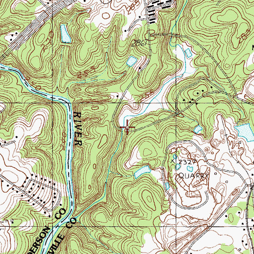 Topographic Map of Lakeside Lake, SC