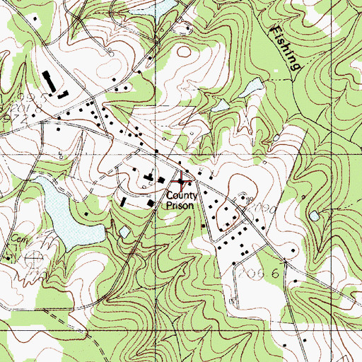 Topographic Map of Langham School, SC