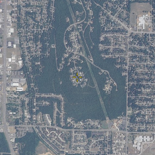 Aerial/Satellite Image of Mathis Mountain, AL