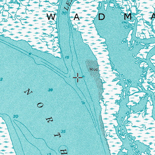 Topographic Map of Leadenwah Creek, SC
