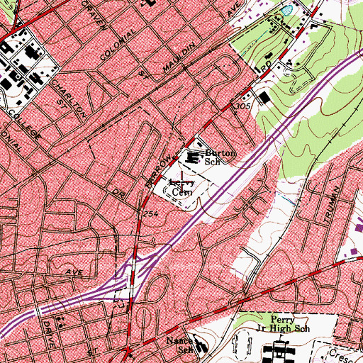 Topographic Map of Leevy Cemetery, SC
