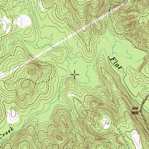 Topographic Map of Lick Creek, SC