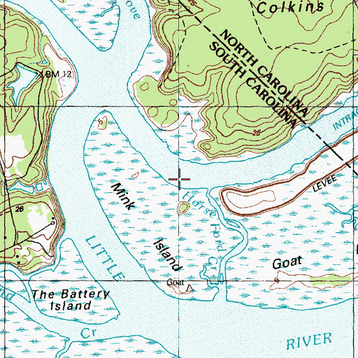 Topographic Map of Lighthouse One Hundred Seventeen, SC