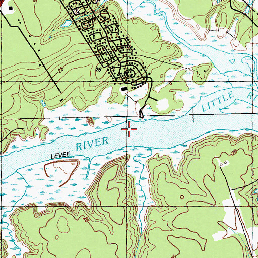 Topographic Map of Lighthouse Twelve, SC