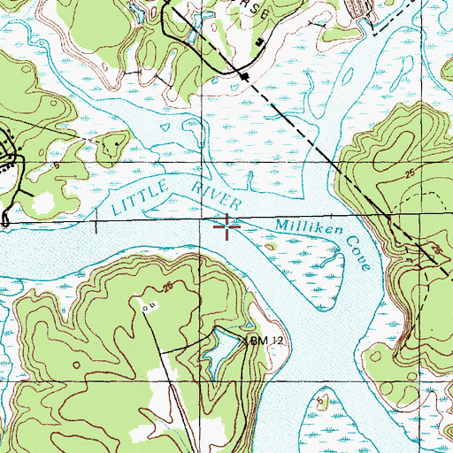 Topographic Map of Lighthouse Six, SC