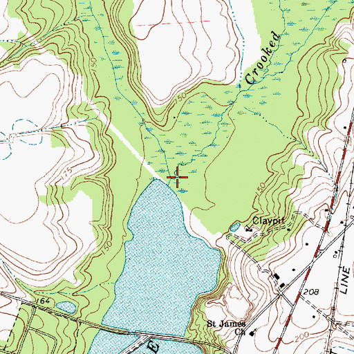 Topographic Map of Lilly Quick Creek, SC