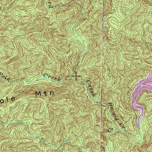 Topographic Map of Limber Pole Creek, SC