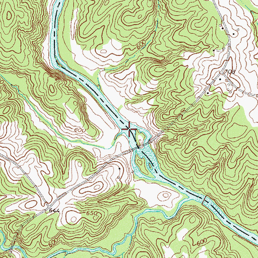 Topographic Map of Little Creek, SC