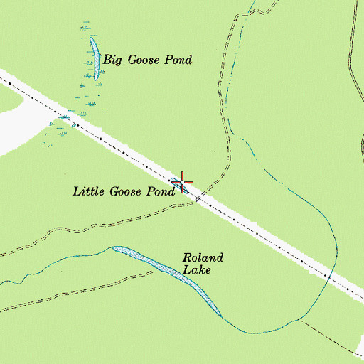 Topographic Map of Little Goose Pond, SC