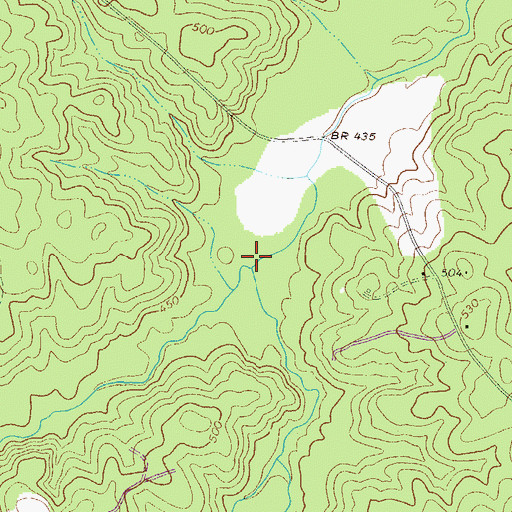 Topographic Map of Little Mine Creek, SC