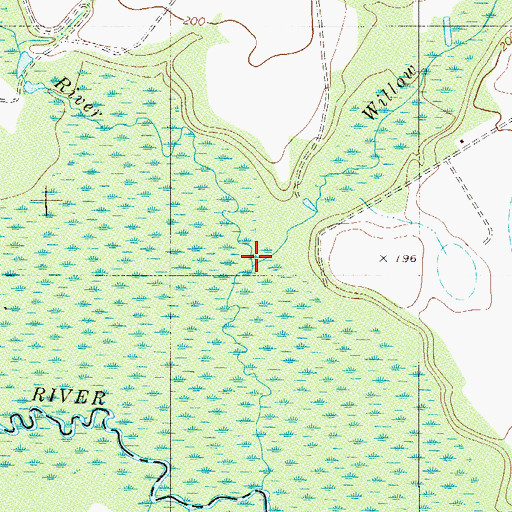 Topographic Map of Little River, SC