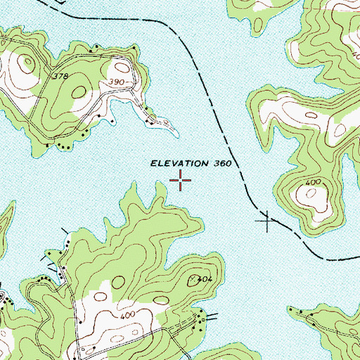 Topographic Map of Little Saluda River, SC