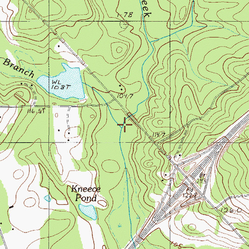 Topographic Map of Long Branch, SC