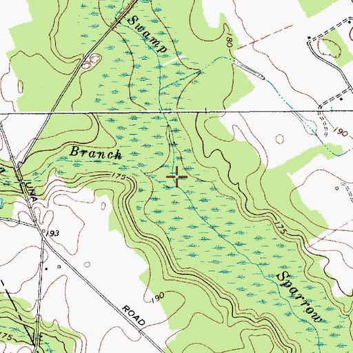 Topographic Map of Long Branch, SC