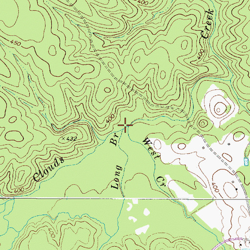 Topographic Map of Long Branch, SC