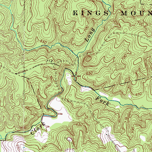 Topographic Map of Long Branch, SC