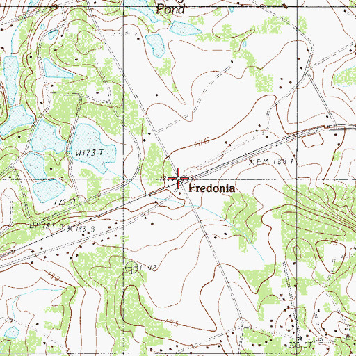 Topographic Map of Long Pond, SC