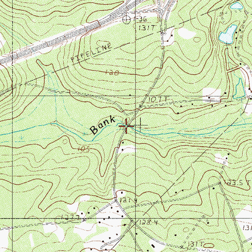 Topographic Map of Longs Pond, SC