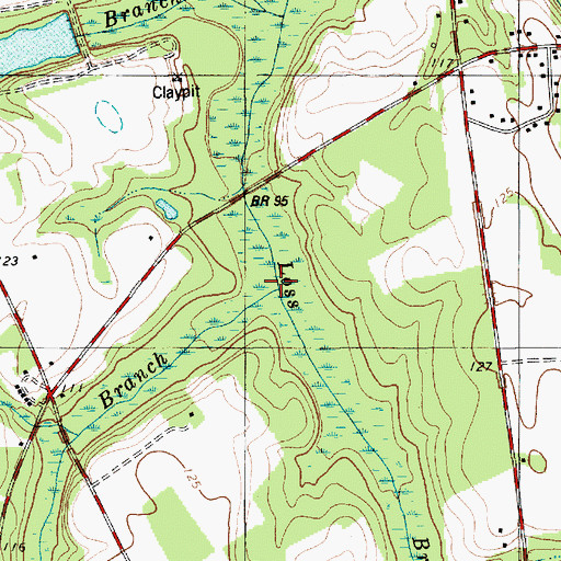 Topographic Map of Loss Branch, SC