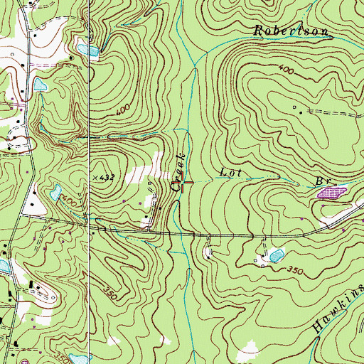 Topographic Map of Lot Branch, SC