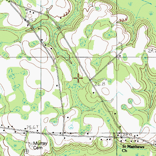 Topographic Map of Lower Grover School, SC