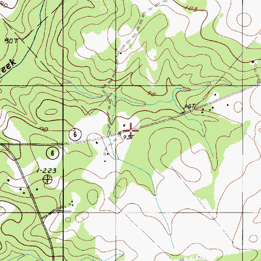 Topographic Map of Macedonia Church, SC