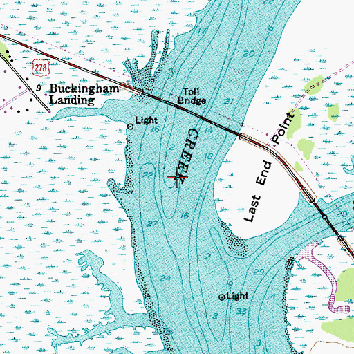 Topographic Map of Mackay Creek, SC