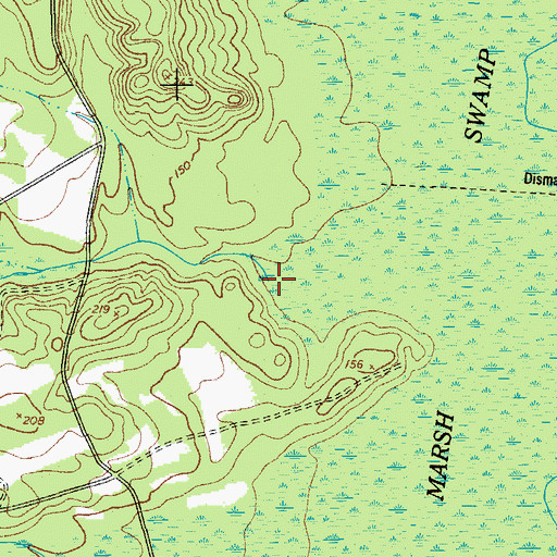 Topographic Map of Madraw Branch, SC