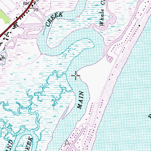 Topographic Map of Main Creek, SC