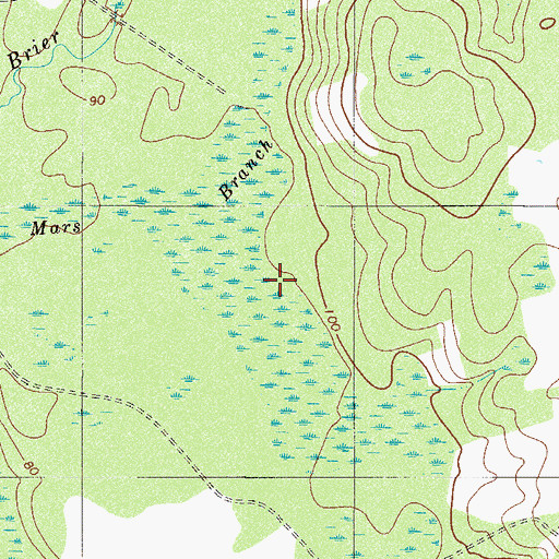 Topographic Map of Mars Branch, SC